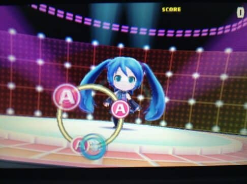 Hatsune Miku 3DS gameplay